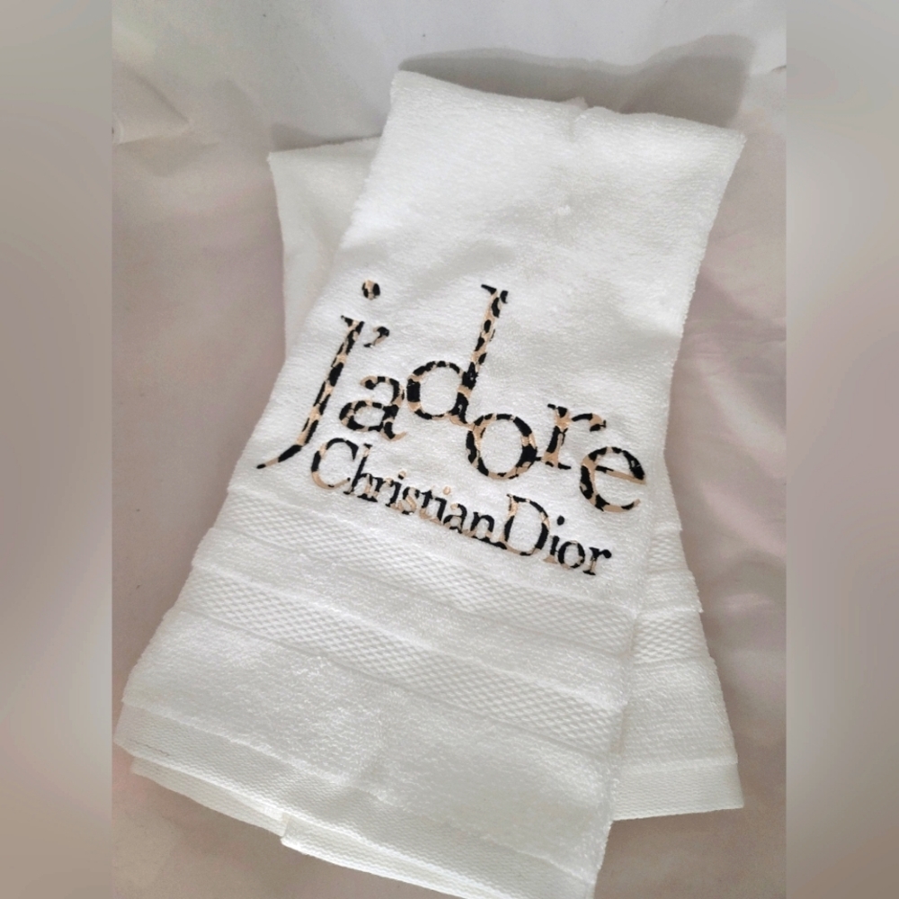 Embroidered Luxury Designer Hand Towel